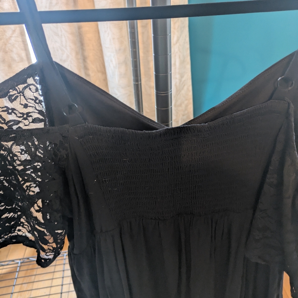 Torrid Black High Low Cold Shoulder Sundress - image 7